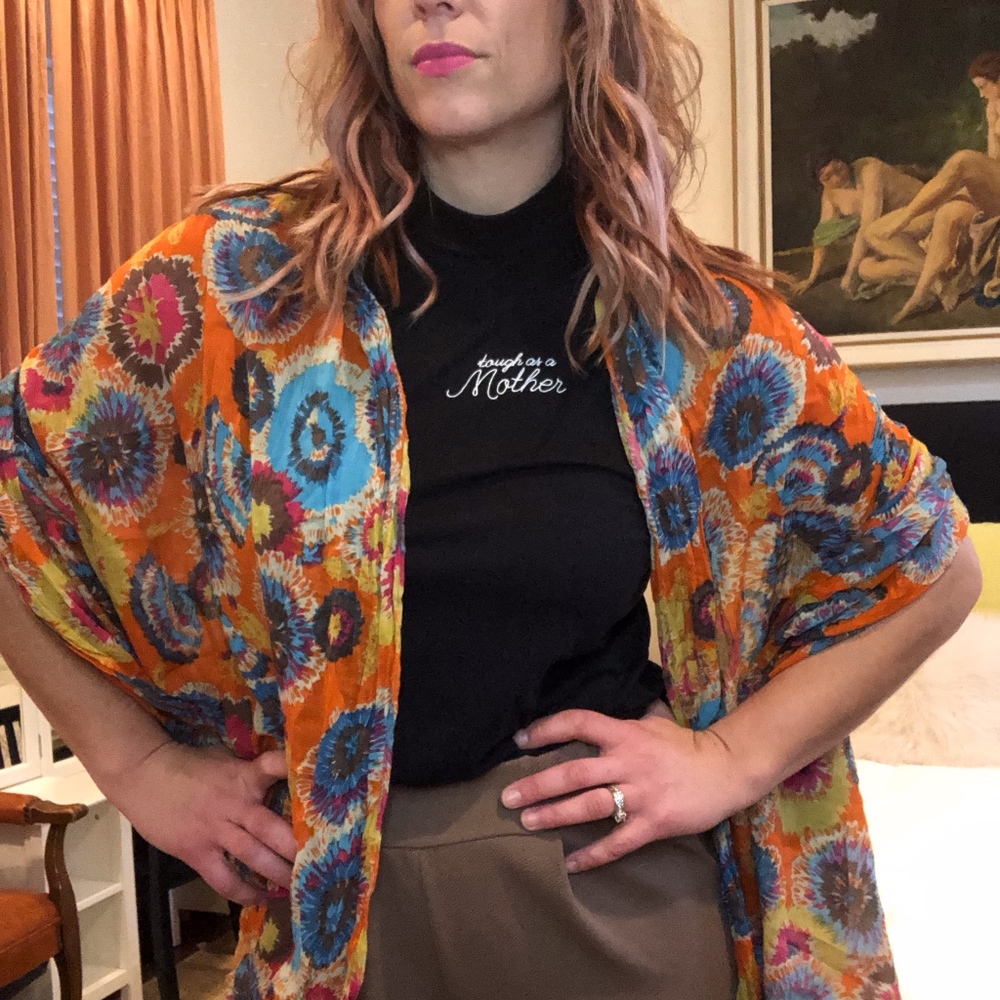 Flower Print Wrap